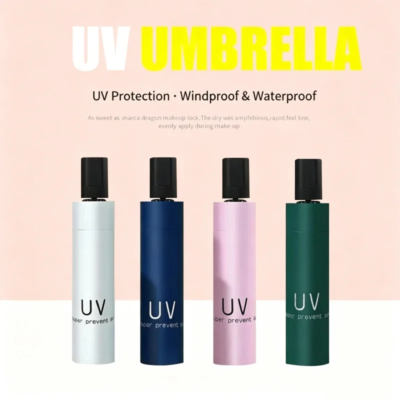Parasol Umbrella Large - Guarda-chuva Dobrável com Proteção UV, à