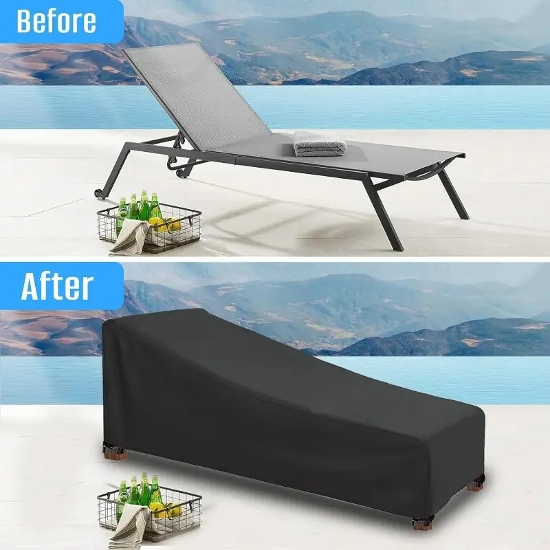 Outdoor Furniture Cover - Capas resistentes para espreguiçadeiras ao ar