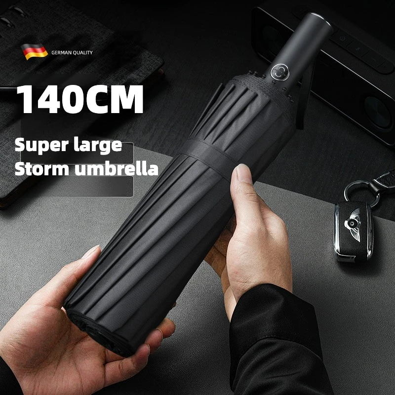Parasol Umbrella Large - Guarda-chuva dobrável automático super grande de