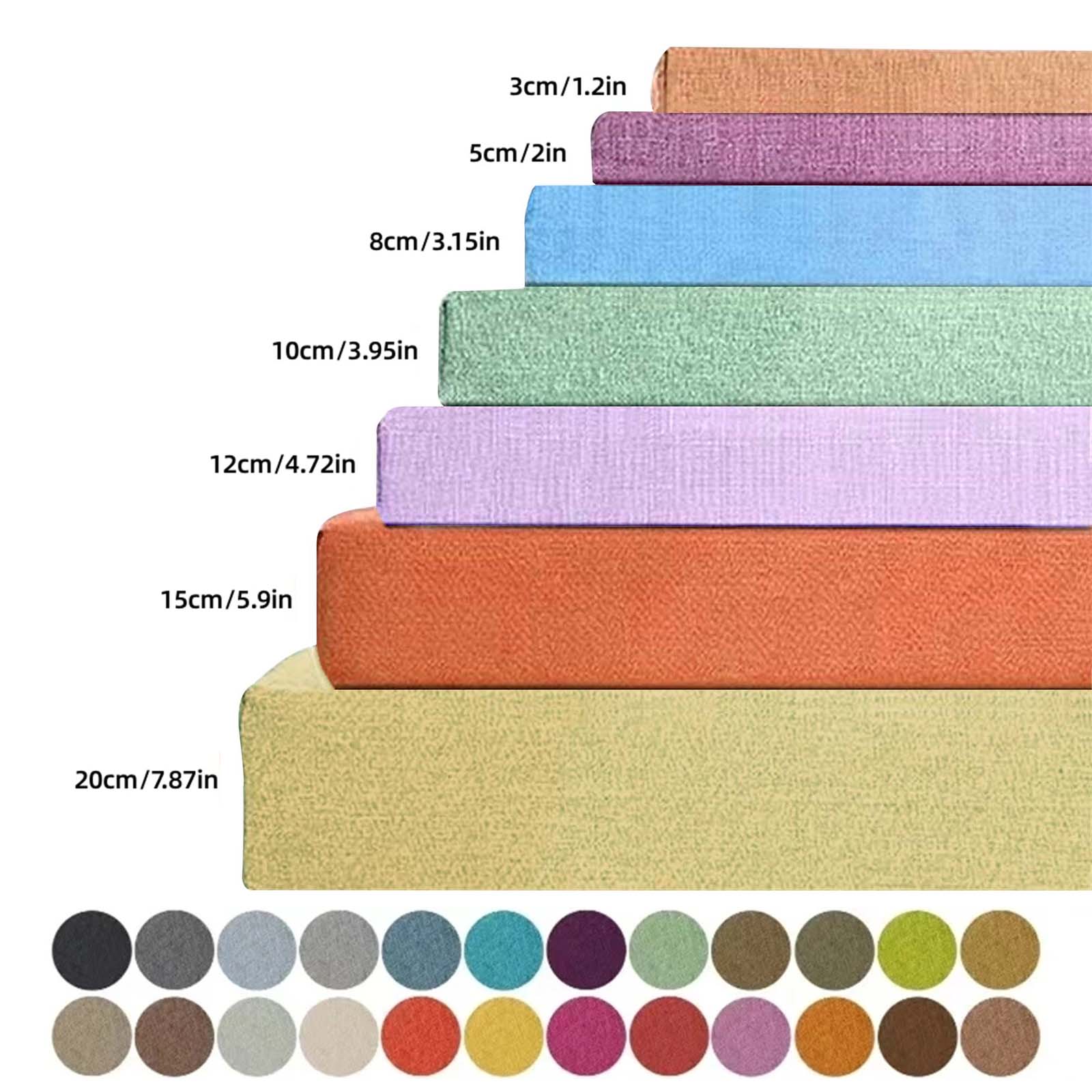 Outdoor Furniture Upholstery - Almofada de assento de banco personalizada,