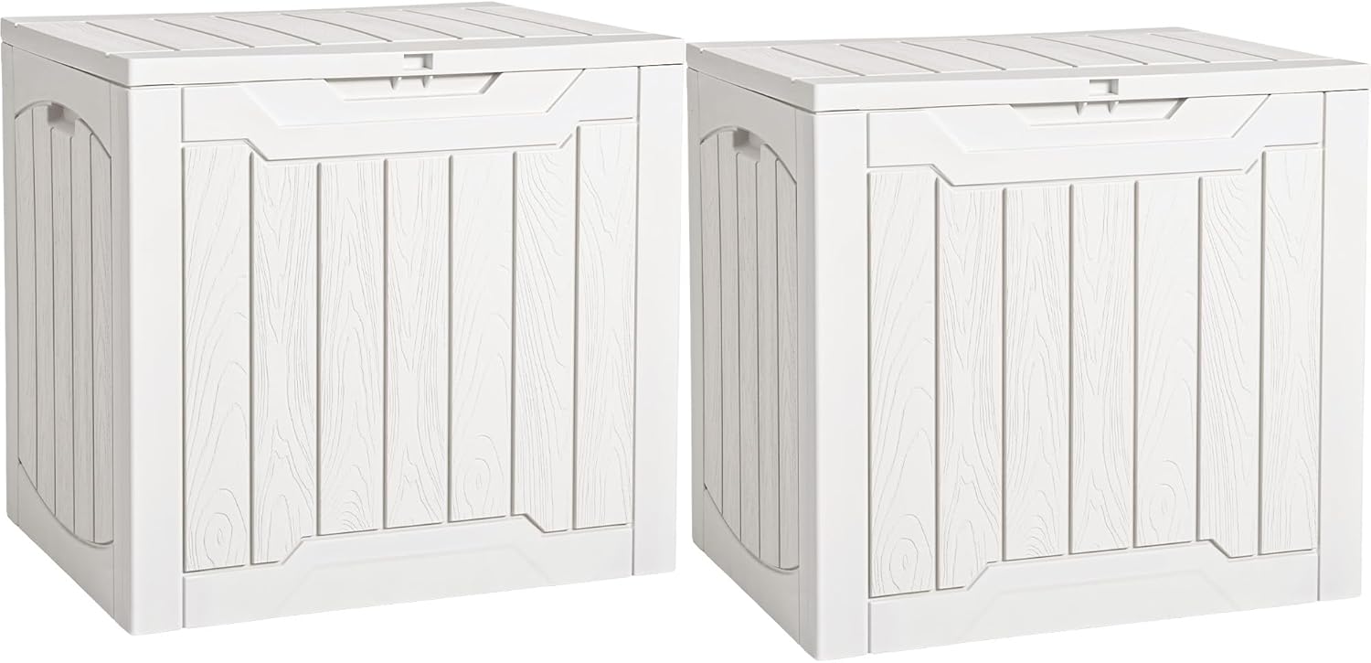 Garden Storage Box - Conjunto de 2 Caixas de Armazenamento