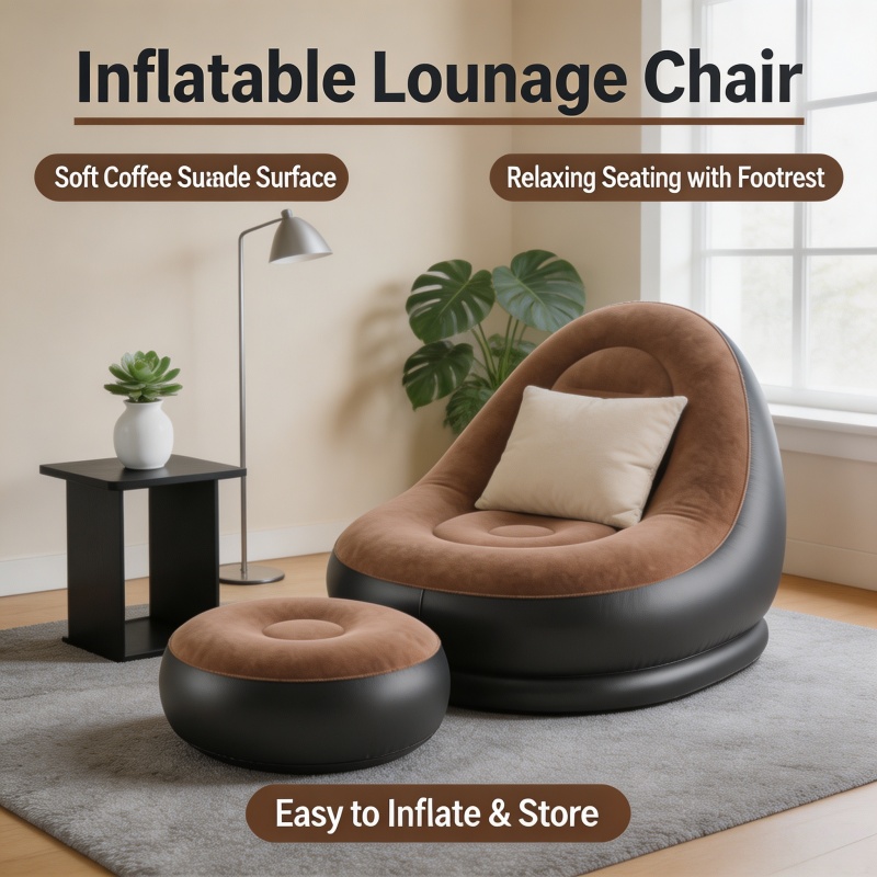 Outdoor Furniture Ideas - Sofás Infláveis, Cadeira Reclinável Dobrável, Sofá-Cama