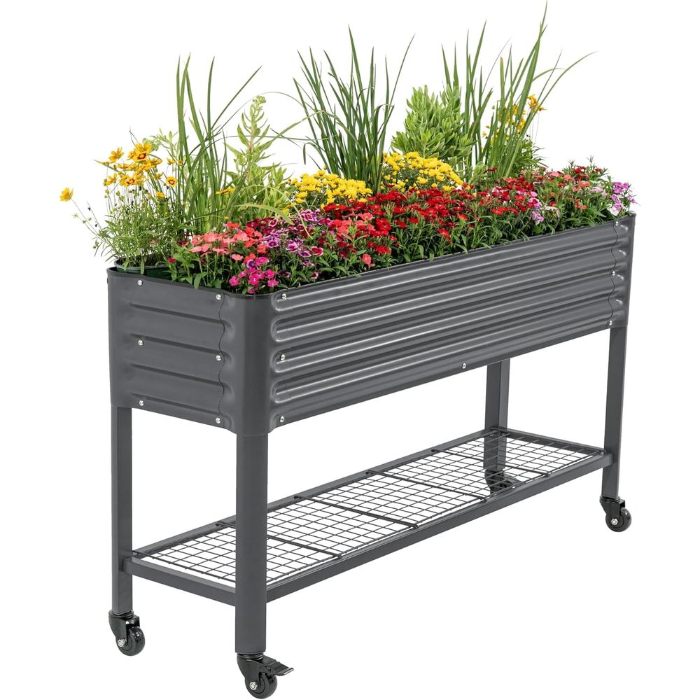 Garden Storage Box - Canteiro Elevado Slim para Jardim, 1.5'