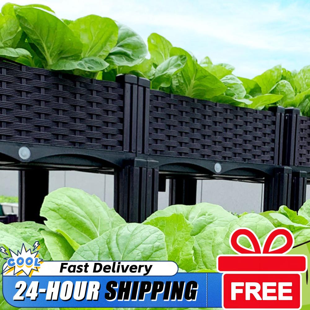 Garden Storage Box - Caixa de Plantio Plástica Elevada com