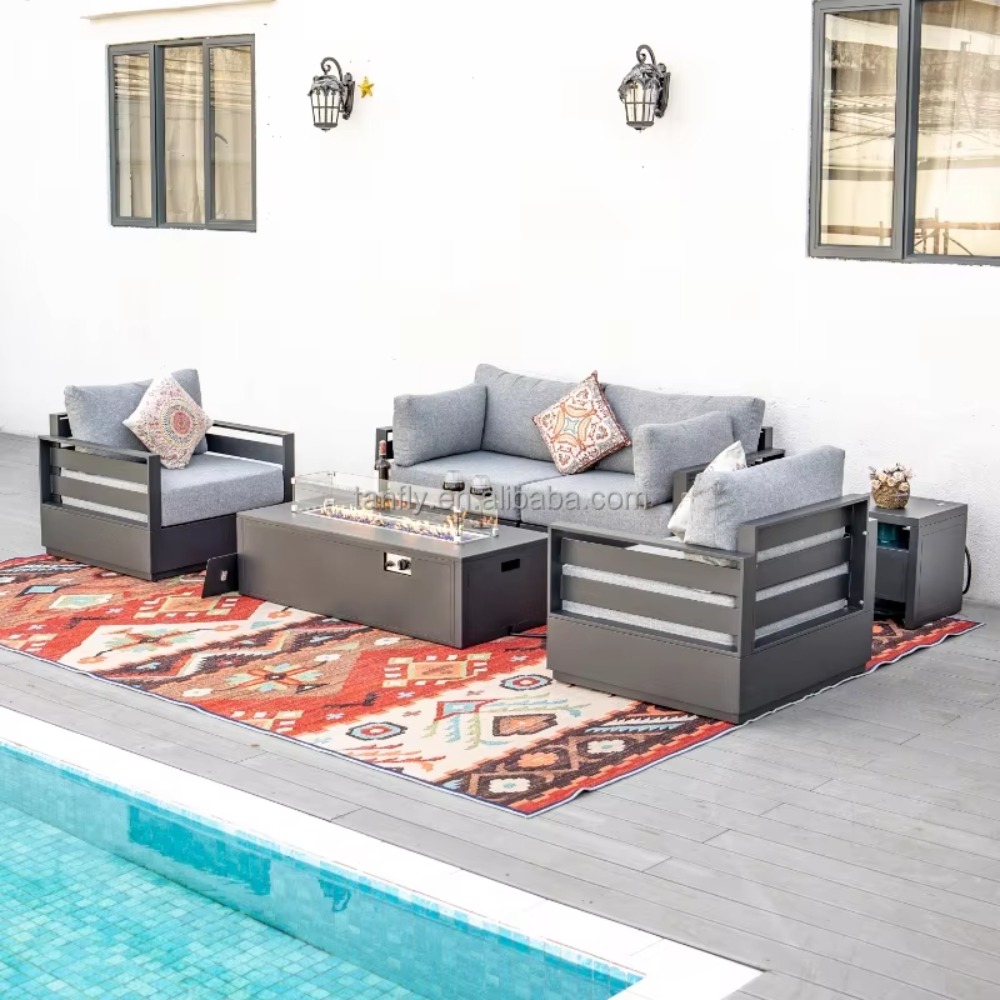 Outdoor Furniture Fire Pit - Conjunto de Móveis para Exterior de