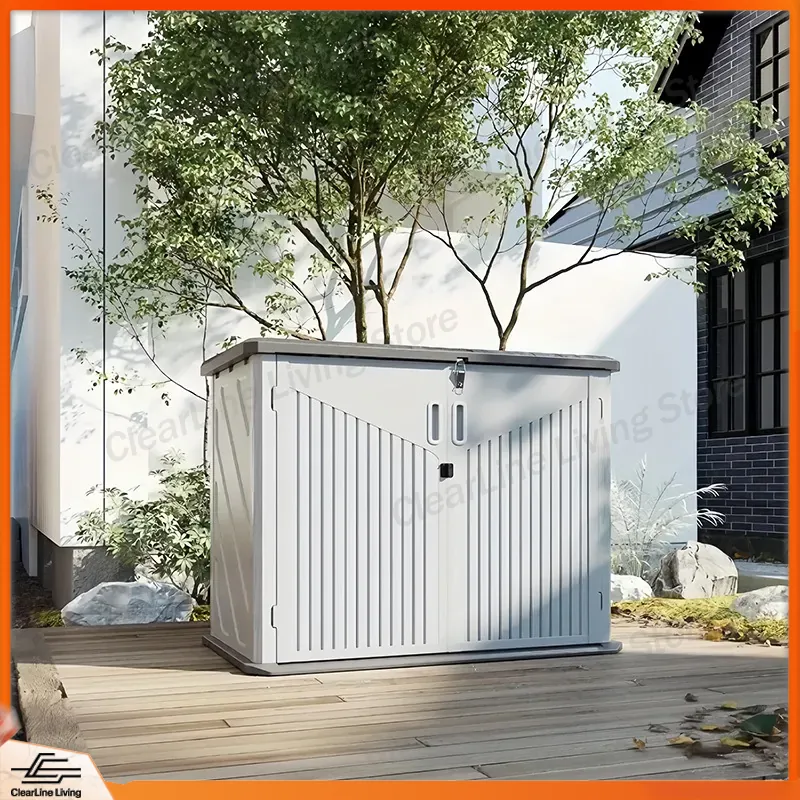 Garden Storage Box - Armário de Armazenamento Externo para Jardim,