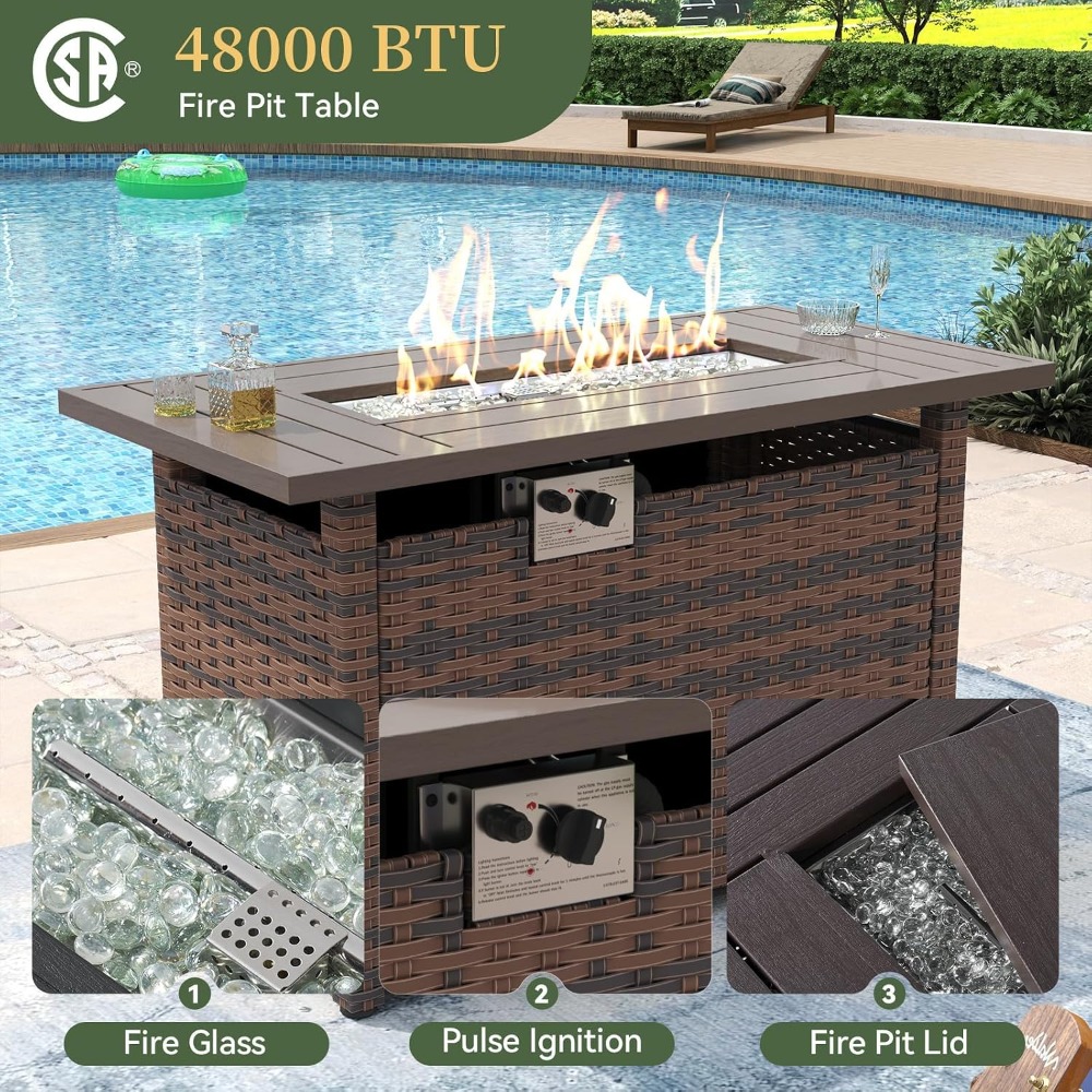 Outdoor Furniture Fire Pit - Oferta Exclusiva: Conjunto de Móveis para