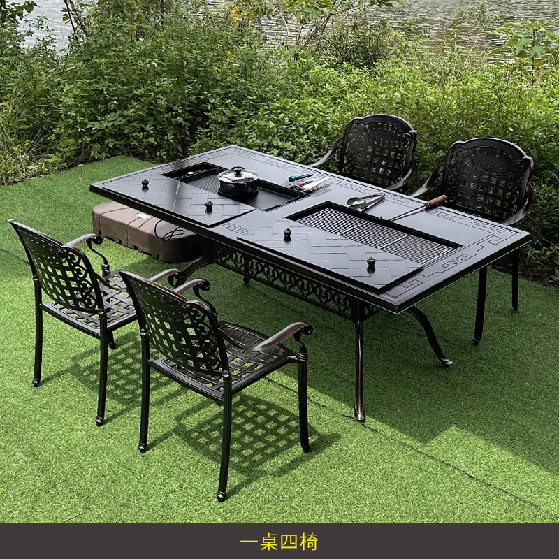 Outdoor Furniture Iron - Conjunto de móveis de ferro forjado