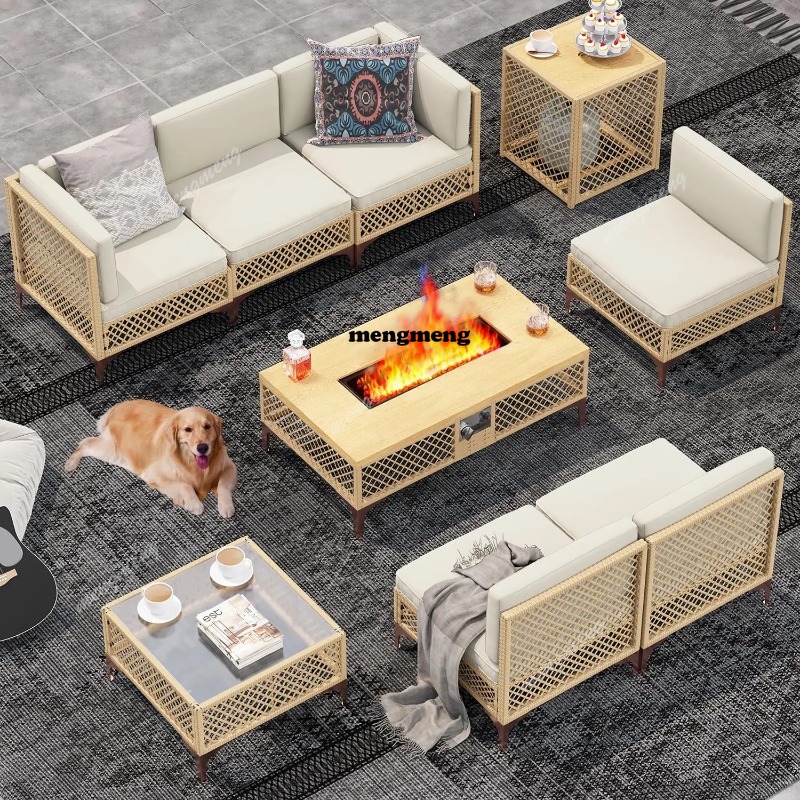 Conjunto de Móveis para Pátio  - Outdoor Furniture Fire Pit avaliação e preço
