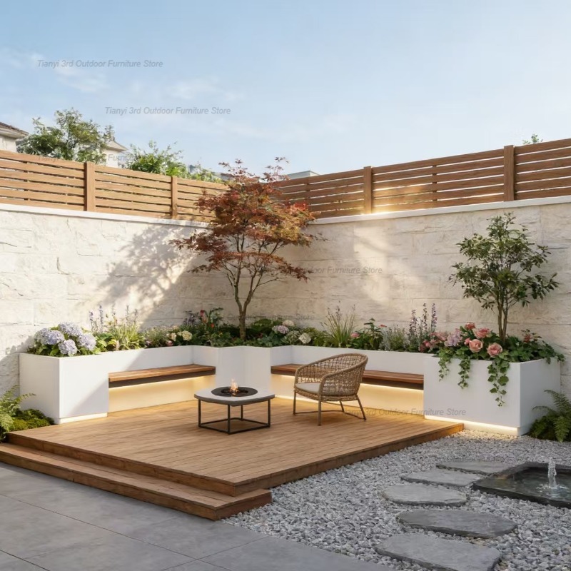 Assento para Plantas em Ferro  - Outdoor Furniture Iron avaliação e preço