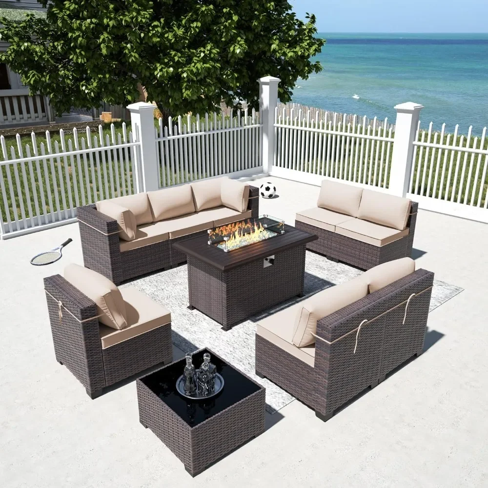 -Conjunto de móveis de pátio c - Outdoor Furniture Fire Pit avaliação e preço