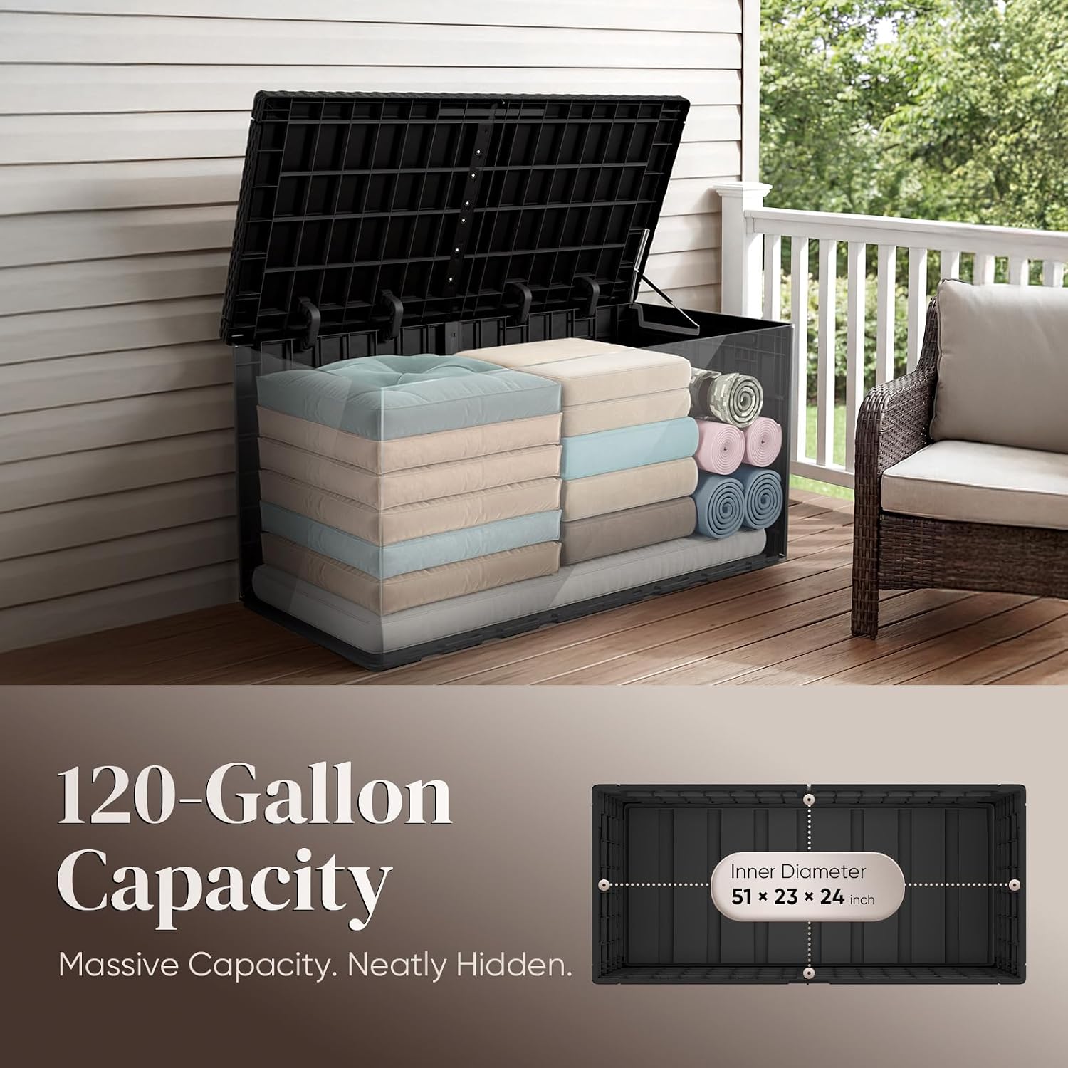 Caixa de Armazenamento Externa - Garden Storage Box avaliação e preço