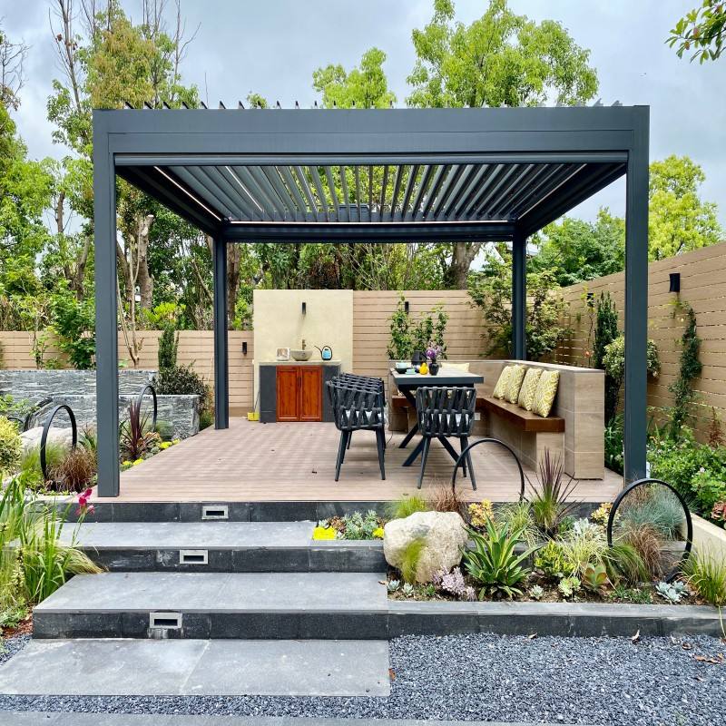 Pérgola de Alumínio para Prote - Outdoor Furniture Metal avaliação e preço