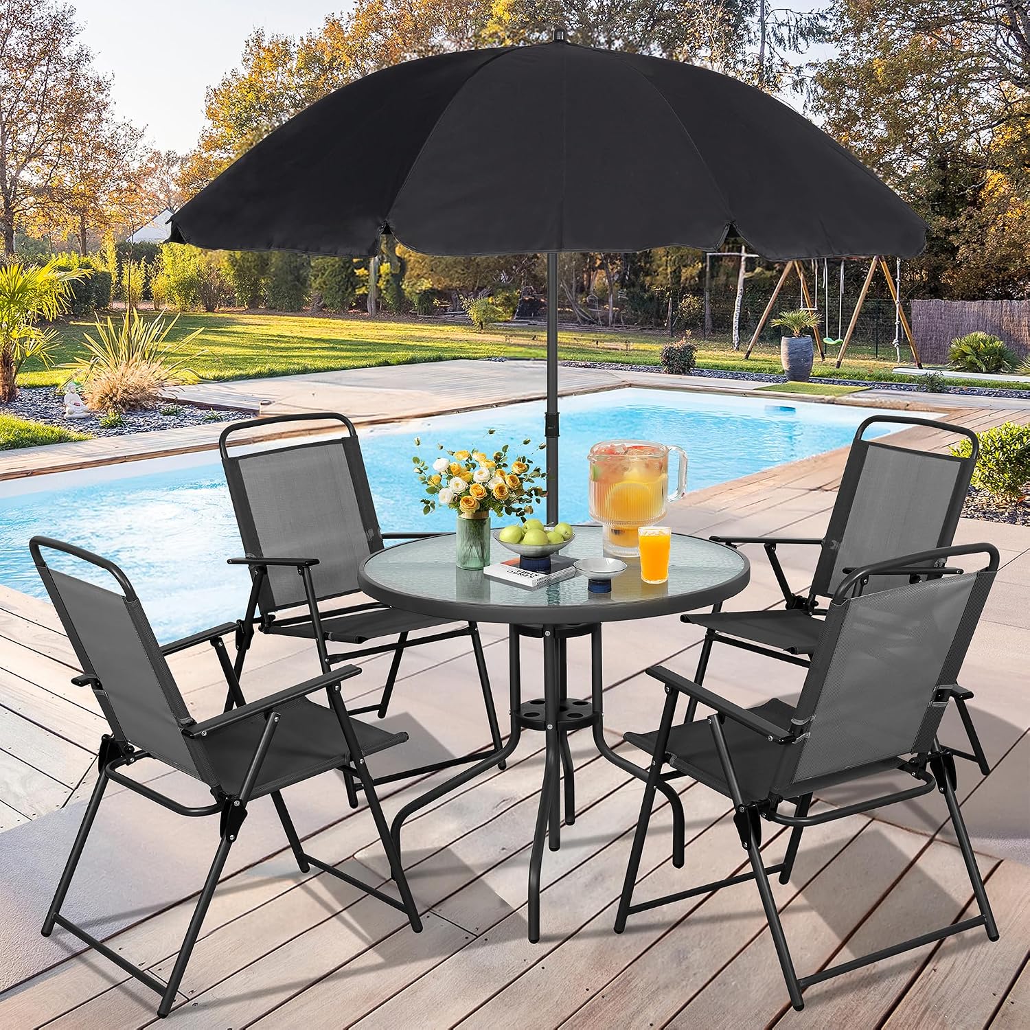 Conjunto de Jantar de Metal pa - Outdoor Furniture Ideas avaliação e preço