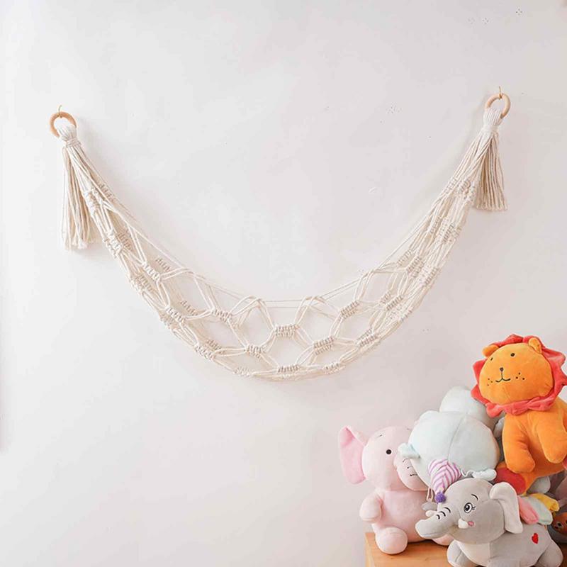 Boho Stuffed Animal Storage Ha - Outdoor Furniture Upholstery avaliação e preço