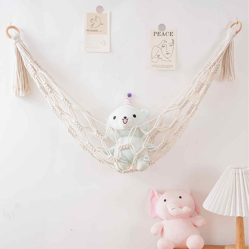 Boho Stuffed Animal Storage Ha - Outdoor Furniture Upholstery avaliação e preço