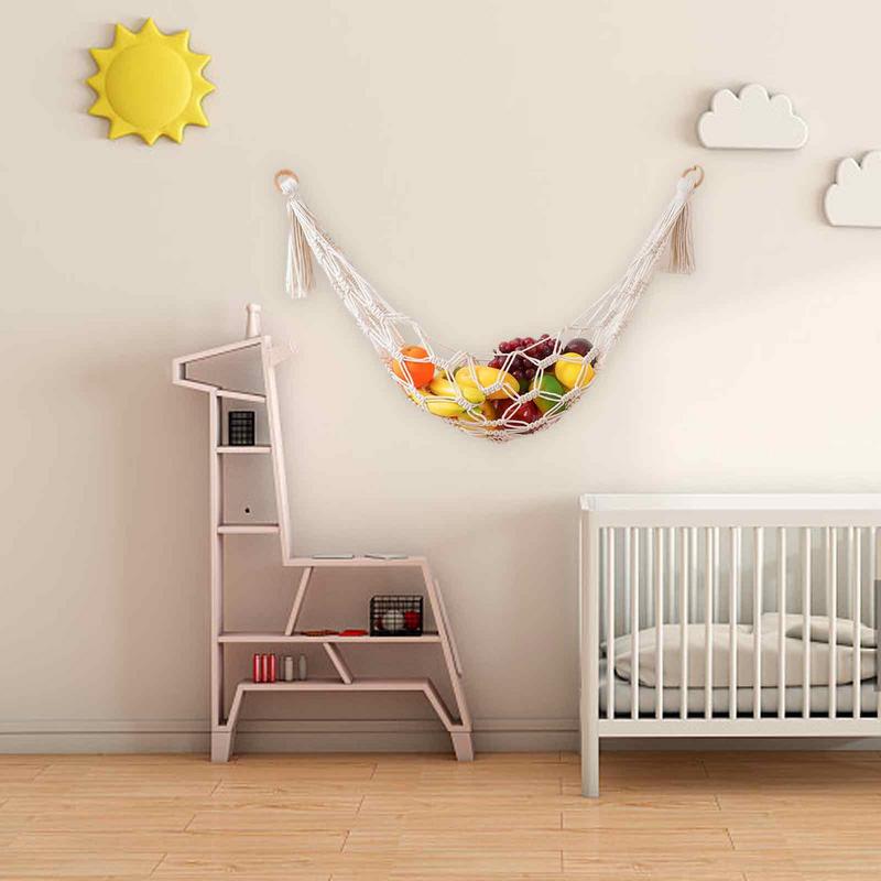 Boho Stuffed Animal Storage Ha - Outdoor Furniture Upholstery avaliação e preço