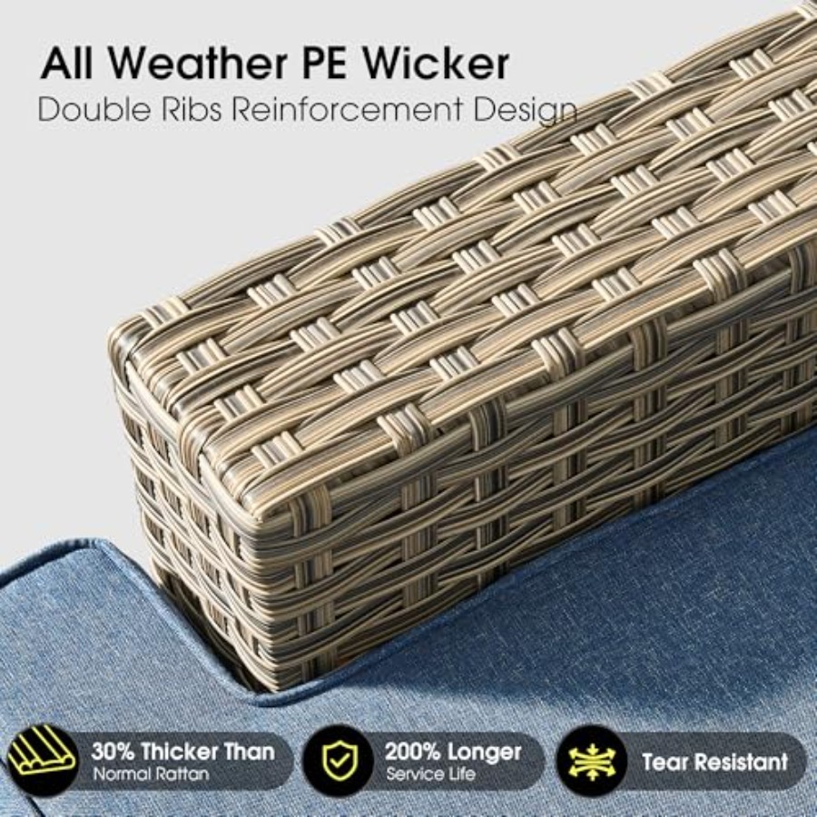 Conjunto de Móveis de Pátio Ex - Outdoor Furniture Fire Pit avaliação e preço