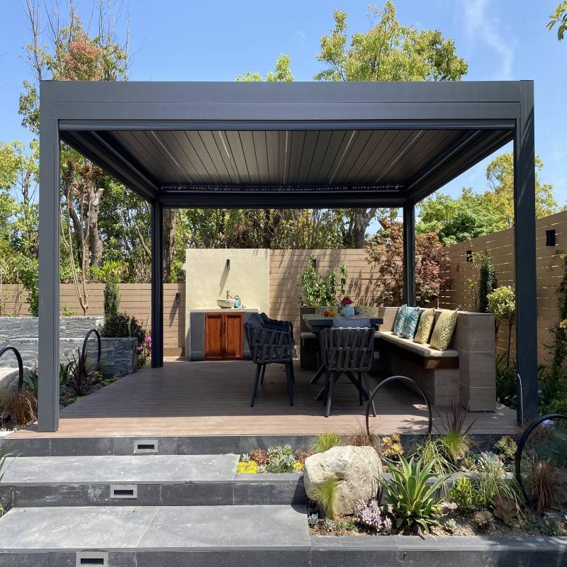 Pergolado de Alumínio de Alta  - Outdoor Furniture Metal avaliação e preço