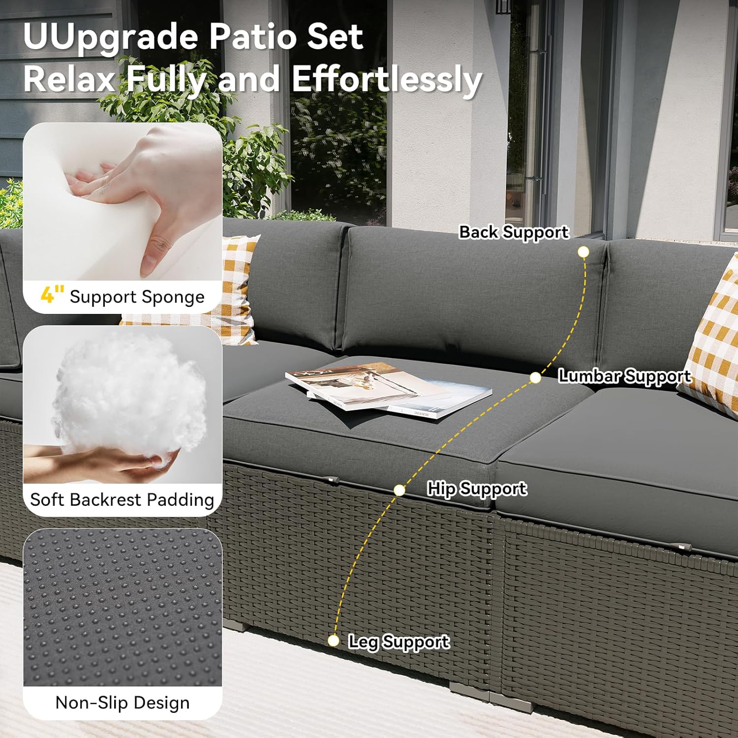 Conjunto de Móveis para Pátio  - Outdoor Furniture Fire Pit avaliação e preço