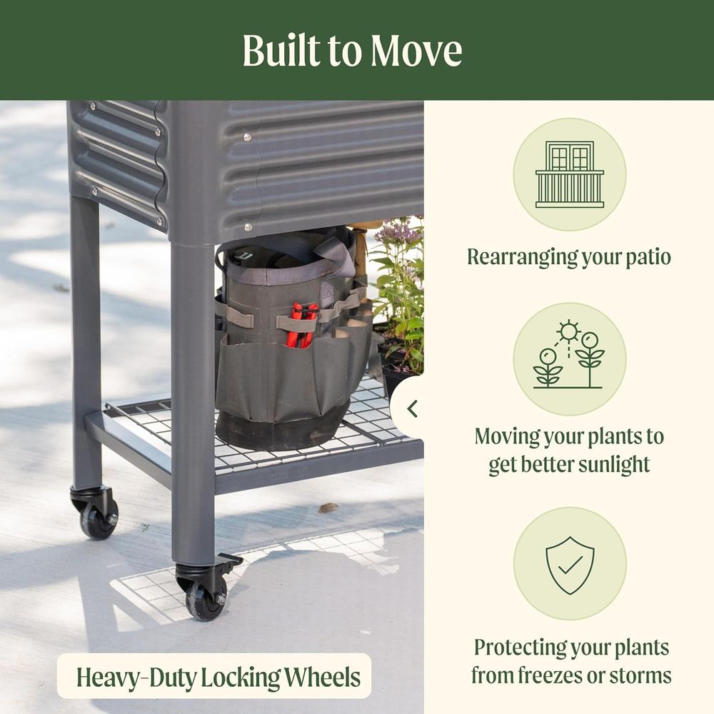 Canteiro Elevado Slim para Jar - Garden Storage Box avaliação e preço