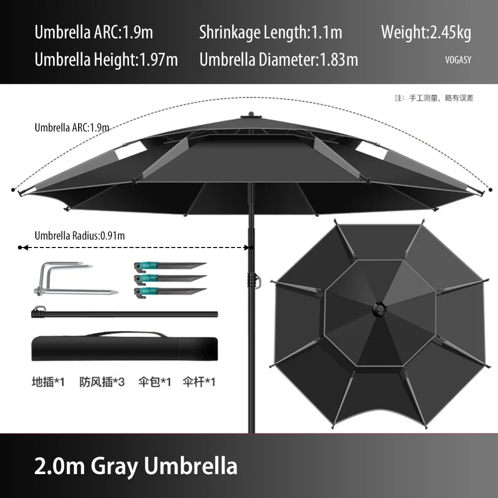 Guarda-Sol Grande Dobrável de  - Parasol Umbrella Large avaliação e preço