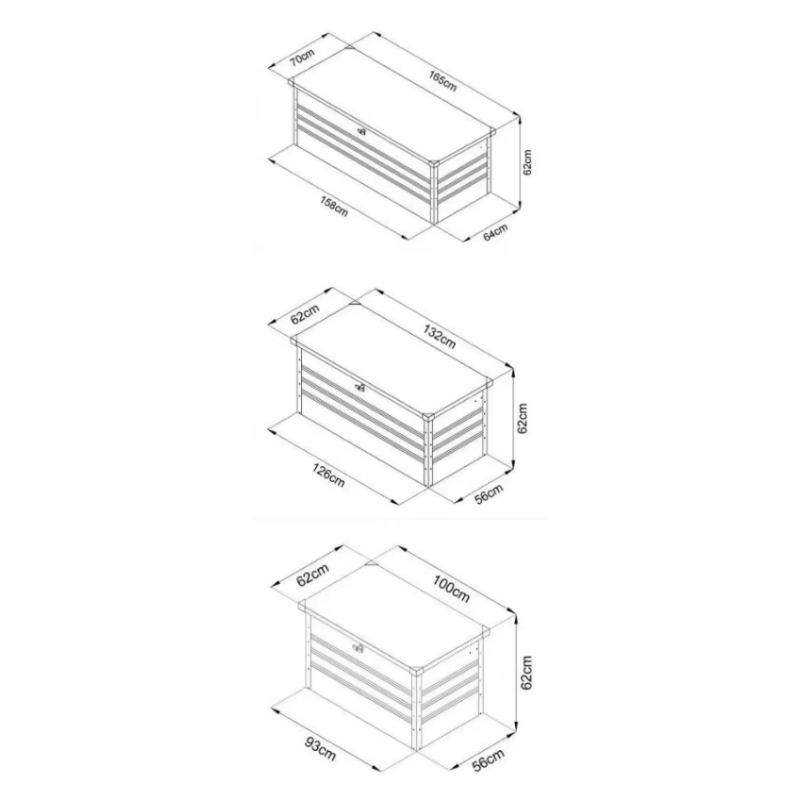 Caixa de Armazenamento Externa - Garden Storage Box avaliação e preço