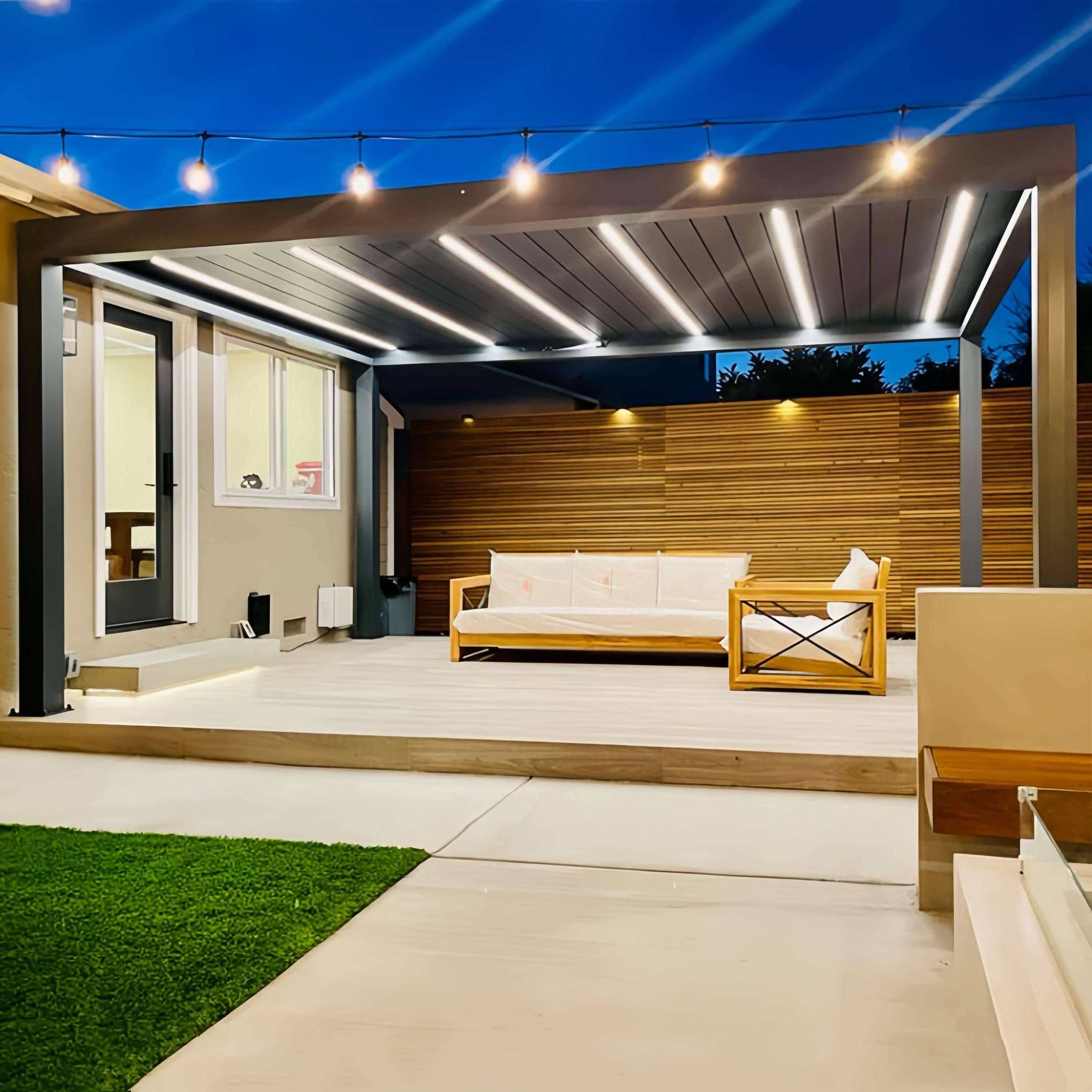 Pavilhão Retangular de Alumíni - Outdoor Furniture Metal avaliação e preço