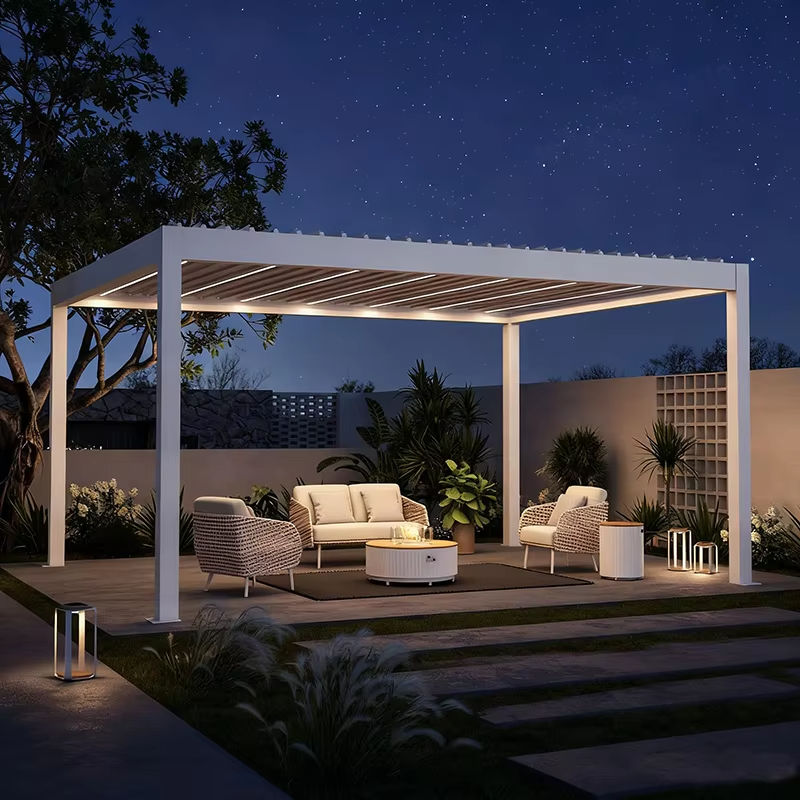 Pavilhão Externo Resistente à  - Outdoor Furniture Metal avaliação e preço