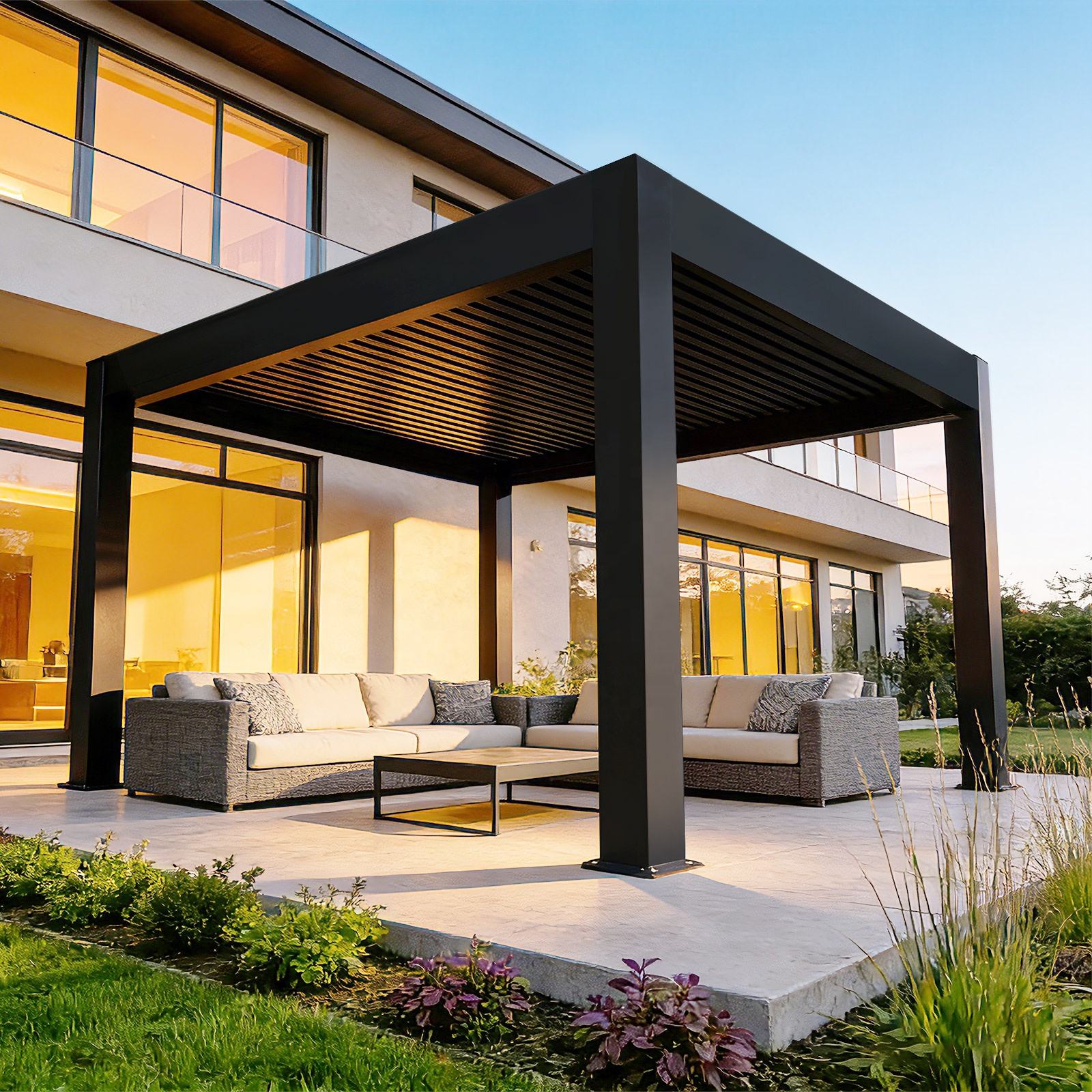Pavilhão de alumínio para exte - Outdoor Furniture Ideas avaliação e preço