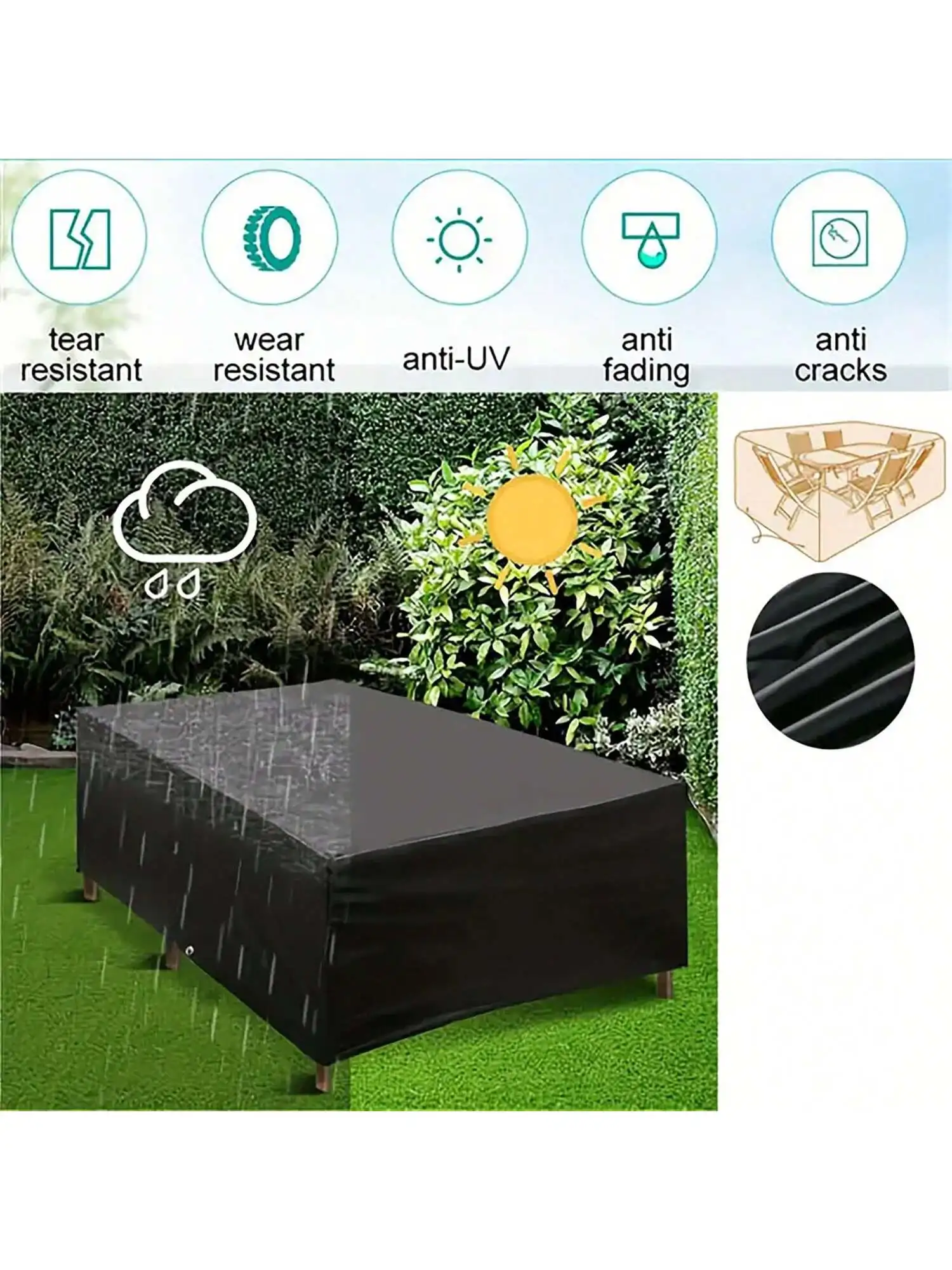 Capa Protetora Impermeável par - Outdoor Furniture Cover avaliação e preço