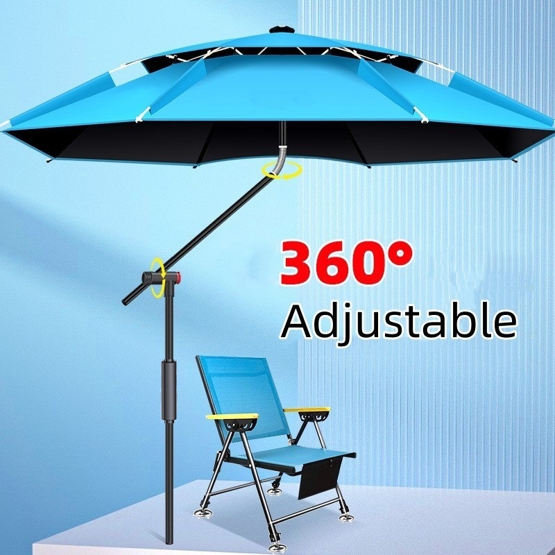 Guarda-sol azul para pesca, 2. - Parasol Umbrella Large avaliação e preço