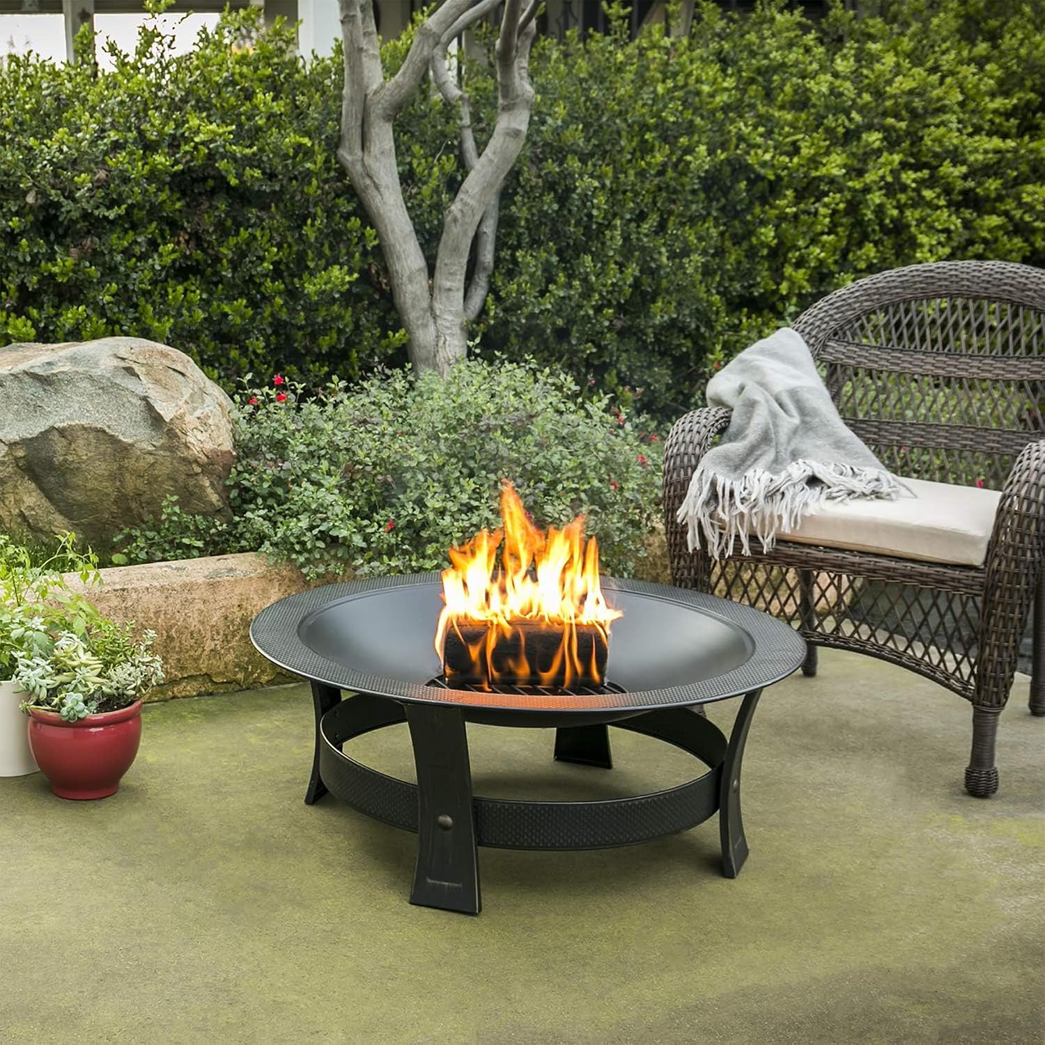 Pacote com 6 Lenha para Lareir - Outdoor Furniture Fire Pit avaliação e preço