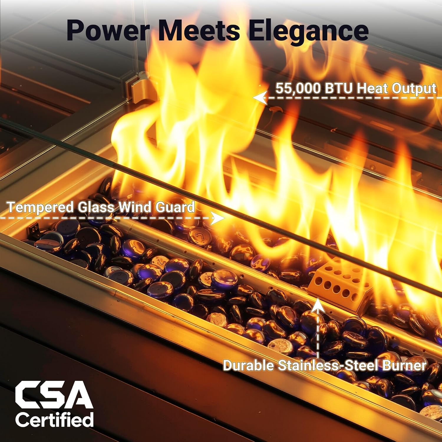 Conjunto de Pátio de Alumínio  - Outdoor Furniture Fire Pit avaliação e preço