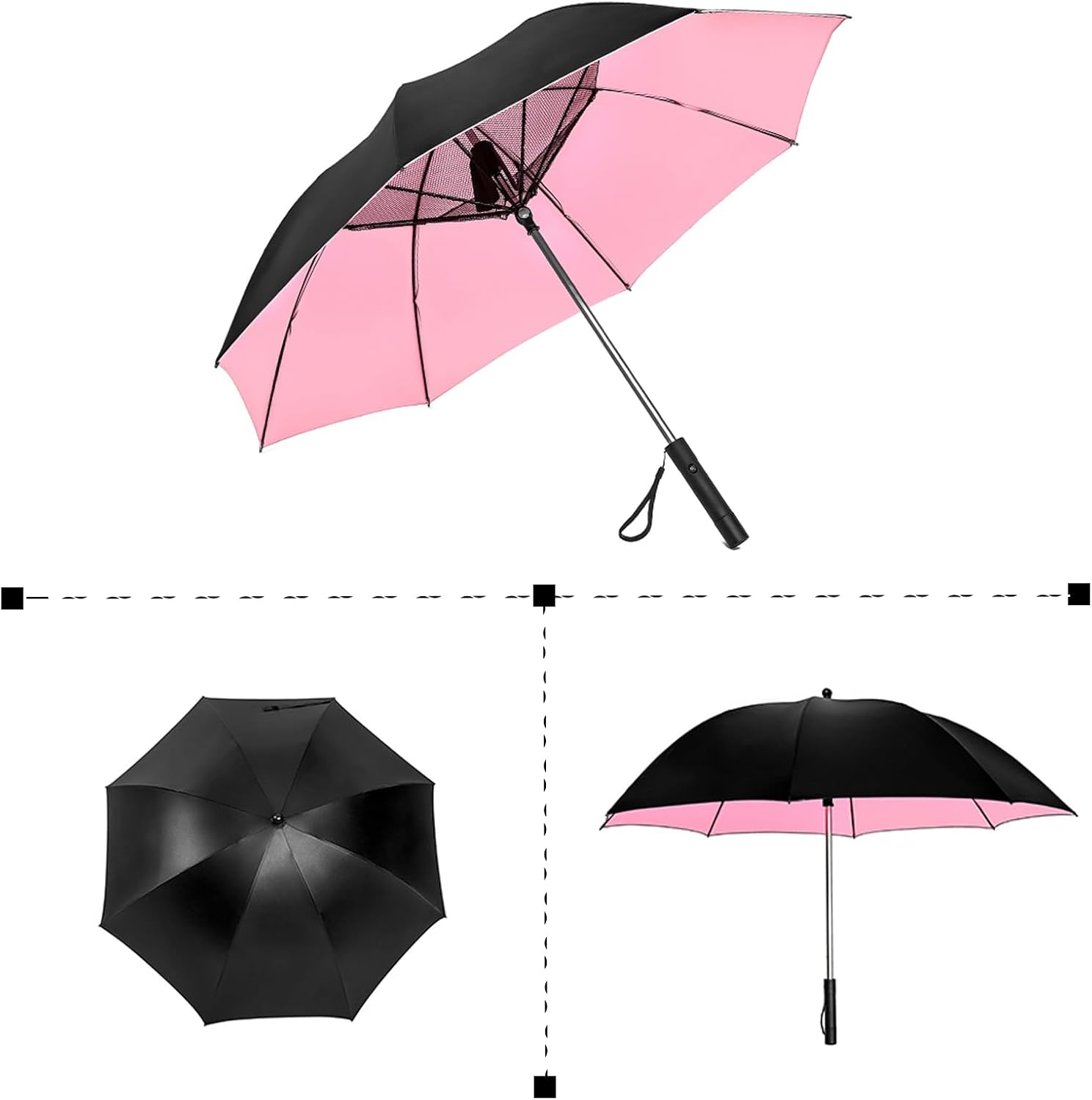 Guarda-Sol Grande com Ventilad - Parasol Umbrella Large avaliação e preço