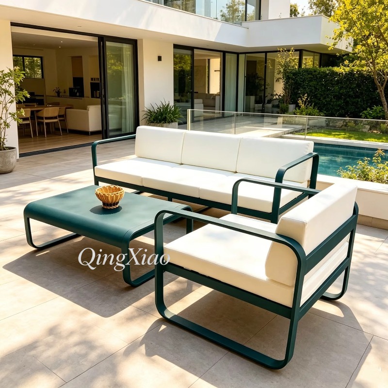 Conjunto de sofá de alumínio p - Outdoor Furniture Metal avaliação e preço