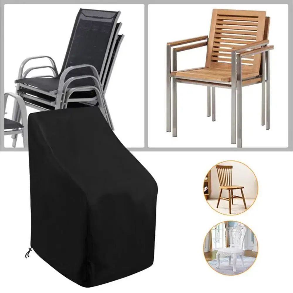 Cadeira empilhada capa de poei - Outdoor Furniture Cover avaliação e preço
