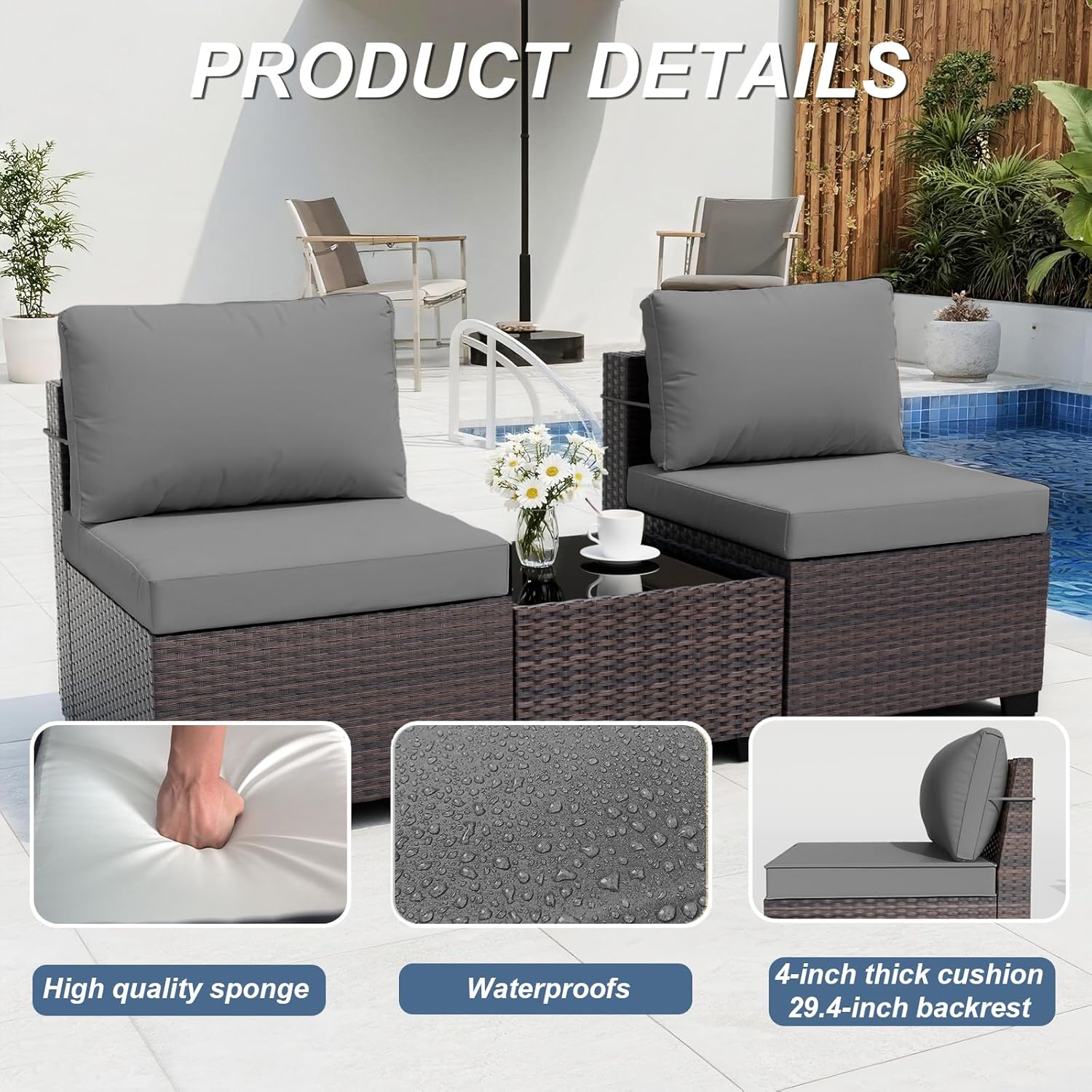 Conjunto de Móveis para Pátio  - Outdoor Furniture Fire Pit avaliação e preço