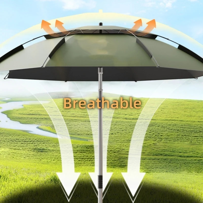 2.0-2.6m guarda-sol de pesca 2 - Parasol Umbrella Large avaliação e preço