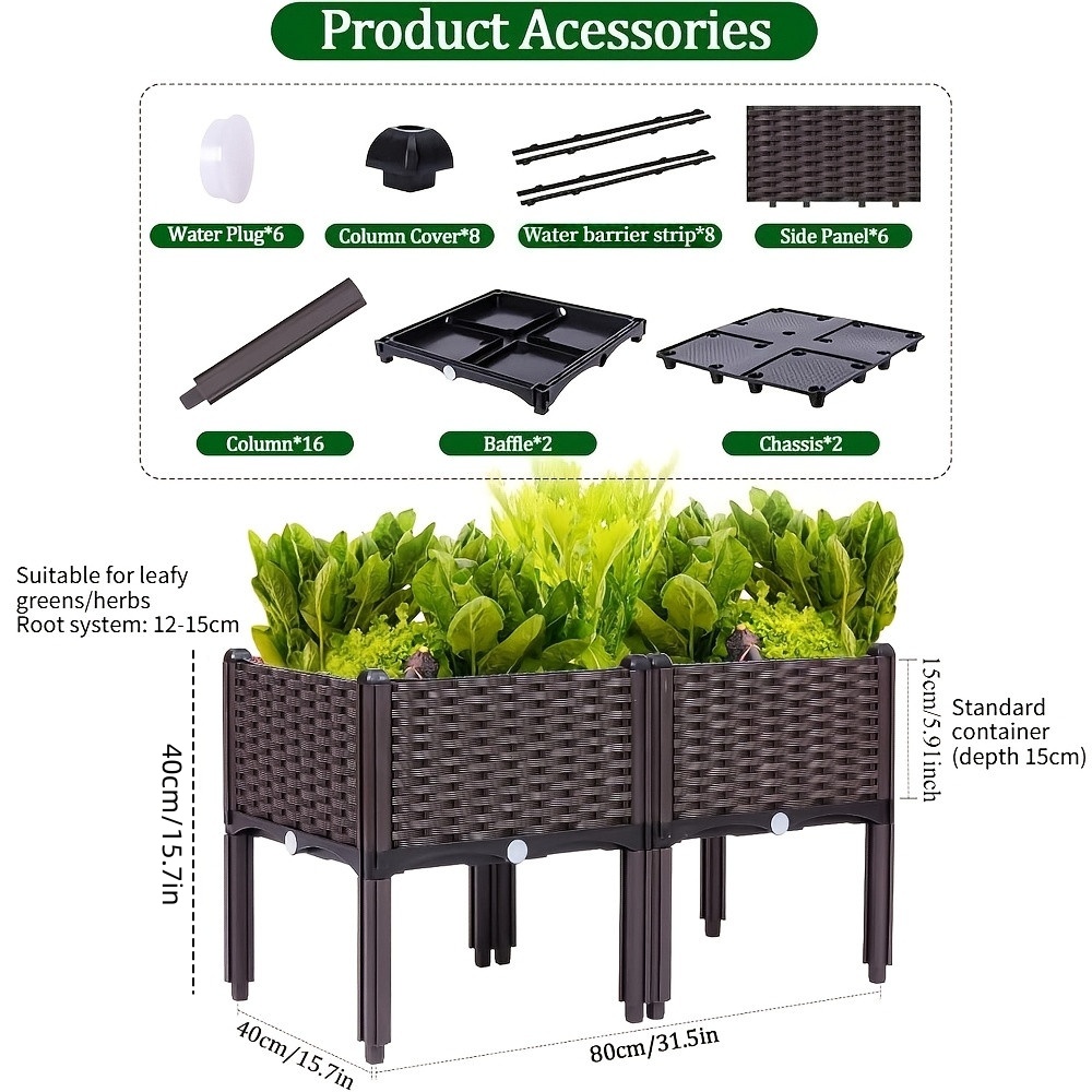 Canteiro Elevado para Jardim,  - Garden Storage Box avaliação e preço