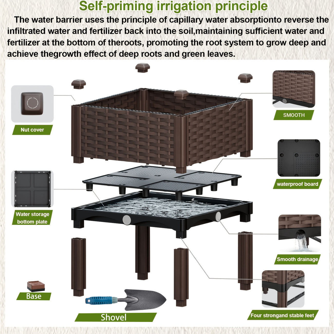 Canteiro Elevado para Jardim,  - Garden Storage Box avaliação e preço